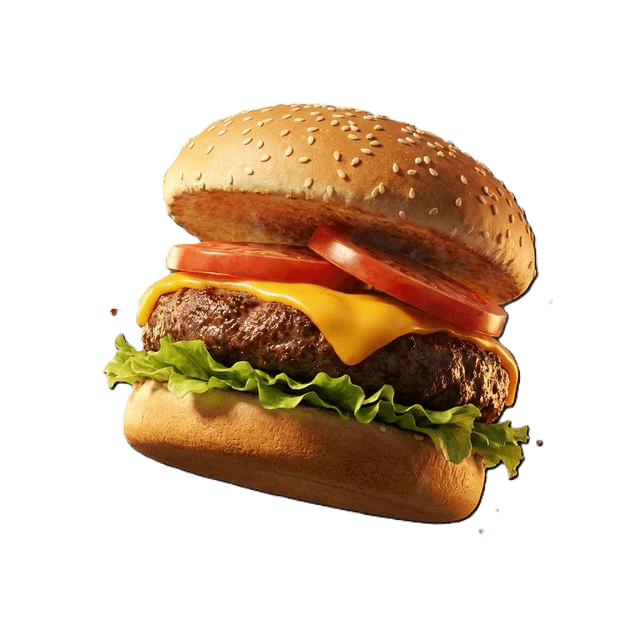 Premium 3D Burger